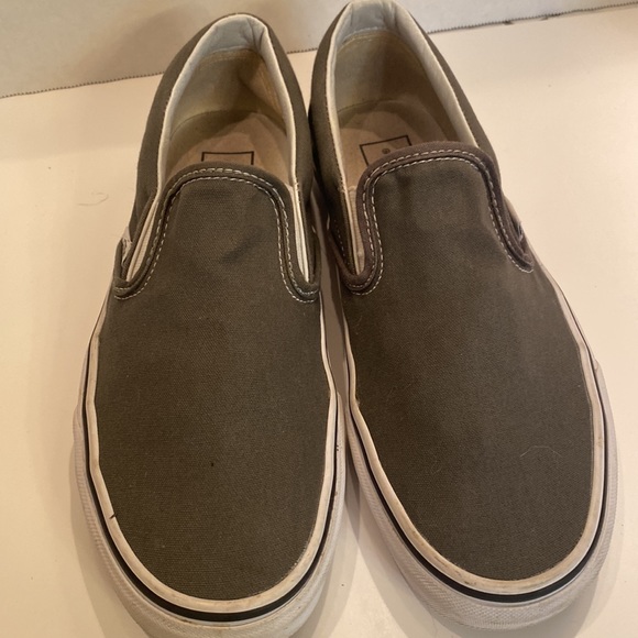 Vans Men’s (8) Classic Slip On Charcoal Grey - Picture 3 of 5